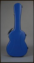 Visesnut Premiere 1 Adjustable Hard Shell Classical Guitar Case, Royal Blue