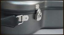 Visesnut Premiere 1 Adjustable Hard Shell Classical Guitar Case, Pearl Black
