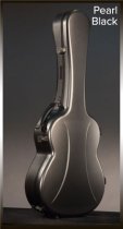 Visesnut Premiere 1 Adjustable Hard Shell Classical Guitar Case, Pearl Black
