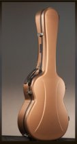 Visesnut Premiere 1 Adjustable Hard Shell Classical Guitar Case, Copper Bronze