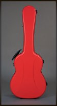 Visesnut Premiere 1 Adjustable Hard Shell Classical Guitar Case, Scarlet Red