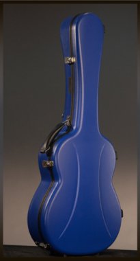Visesnut Premiere 1 Adjustable Hard Shell Classical Guitar Case, Royal Blue