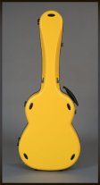 Visesnut Premiere 1 Adjustable Hard Shell Classical Guitar Case, Lemon Yellow