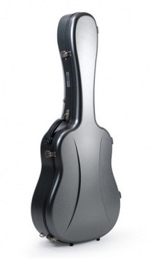 Visesnut Premiere 1 Adjustable Hard Shell Dreadnought Case, Pearl Black