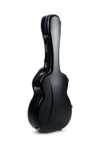 Visesnut Premiere 1 Adjustable OOO/OM Acoustic Guitar Case, Solid Black