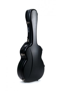 Visesnut Premiere 1 Adjustable OOO/OM Acoustic Guitar Case, Solid Black