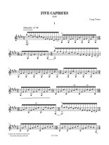 Visser | Five Caprices for solo guitar