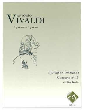 Vivaldi | L'Estro Armonico, Concerto No 11, Rv 565 for 4 guitars