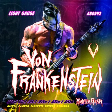 Von Frankenstein Nickel Plated Electric Guitar Strings Light 9-42