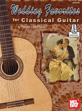 Wedding Favorites for Classical Guitar arr. by De Chiaro Book/On. Aud.