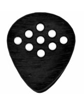 Wegen Picks BG100B 9 Hole Bluegrass Pick RightHand Black 1.00mm, One Pick