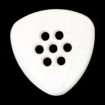 Wegen Picks BN100 Rounded Triangle Rt Hand Pick White 1.00mm, One Pick