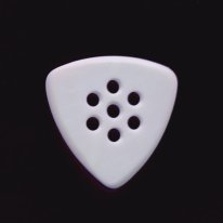 Wegen Picks CF100 Triangle Pick White 1.00mm, One Pick