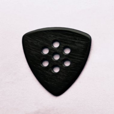 Wegen Picks CF100B Triangle Pick Black 1.00mm, One Pick