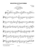 Weinan | Selected Guitar Works, vol. 1 for solo guitar