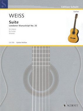 Weiss | Suite, Londoner Manuskript for solo guitar