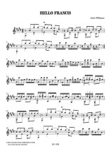 Williams | Hello Francis for solo guitar
