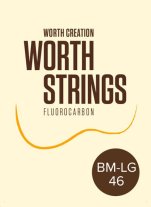 Worth Ukulele Strings Brown Fluoro-Carbon Medium Low-G BM-LG 46 inch