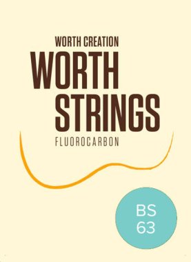 Worth Ukulele Strings Brown Fluoro-Carbon Strong BS 63 inch, Full Set