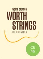 Worth Ukulele Strings Clear Fluoro-Carbon Extra CE 46 inch, Full Set