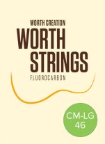 Worth Ukulele Strings Clear Fluoro-Carbon Medium Low-G CM-LG 46 inch