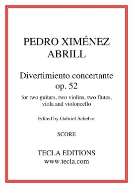 Ximénez | Divertimiento concertante op. 52 | PDF Download