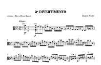 Ysaye | 3e Divertimento for viola
