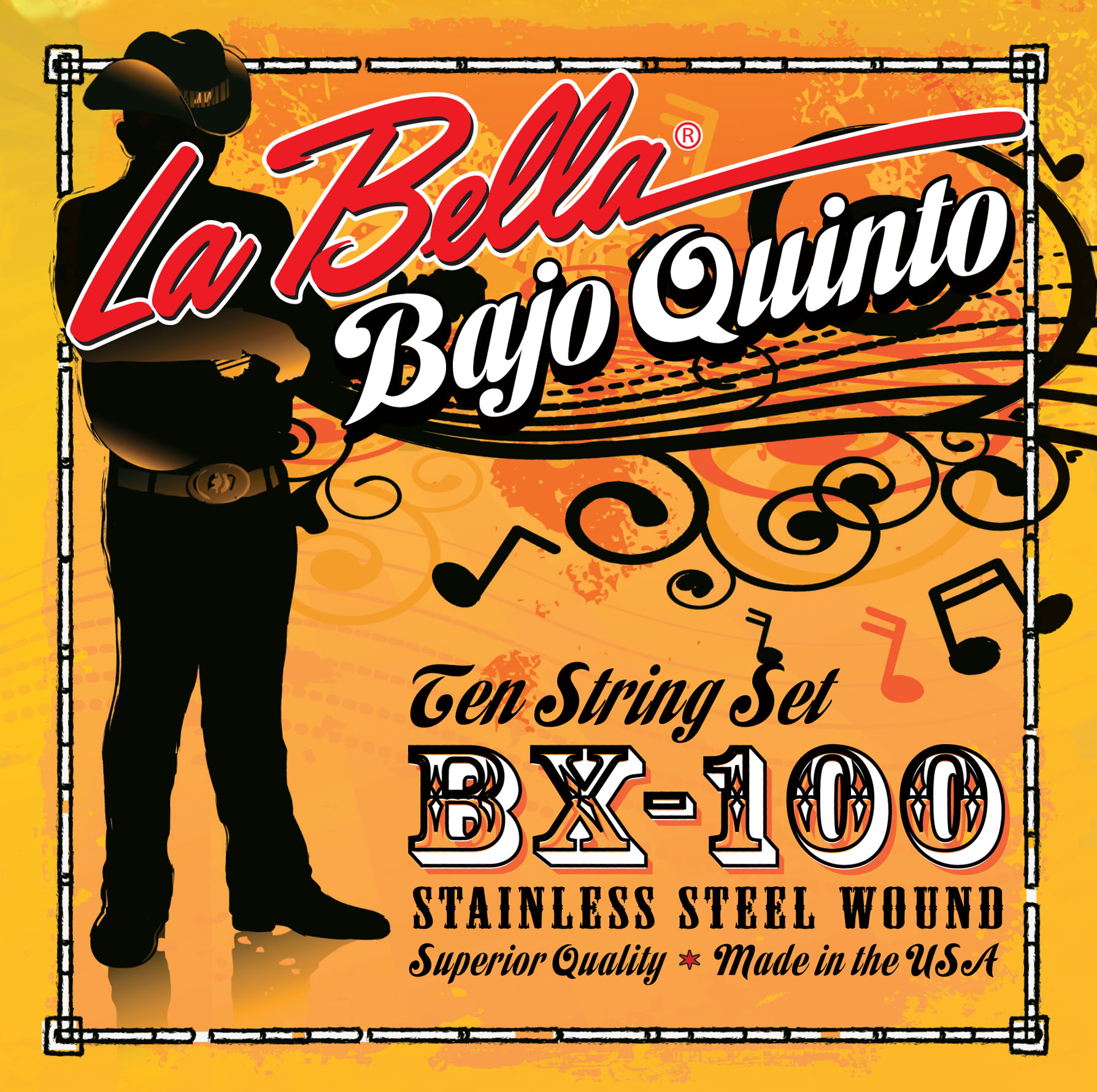 Bajo Quinto Strings | Cuerdas De La Guitarra | Strings By Mail